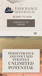 Mobile Screenshot of enduranceresourcesllc.com